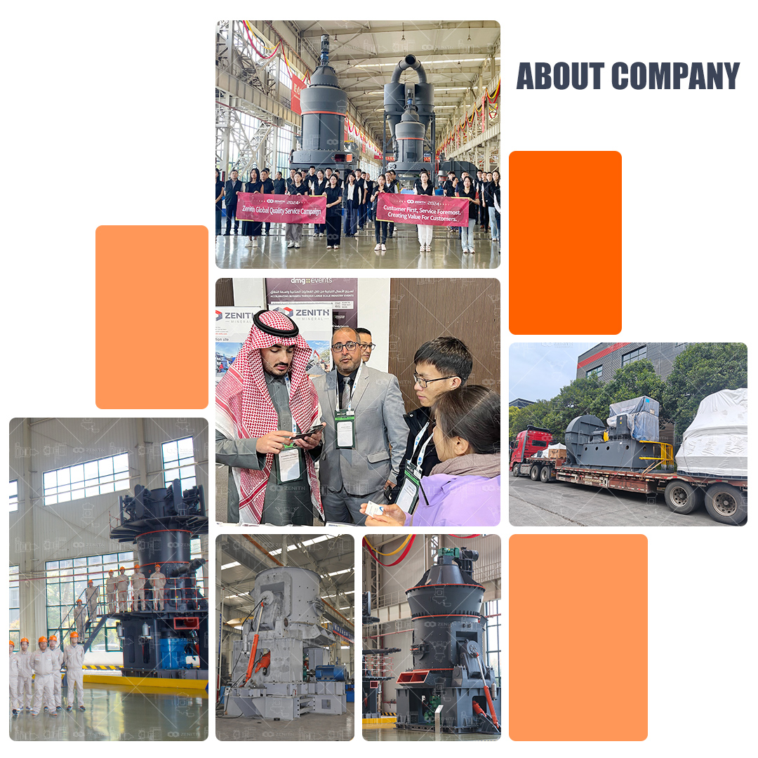 Finished desulfurization powder collection in storage silos